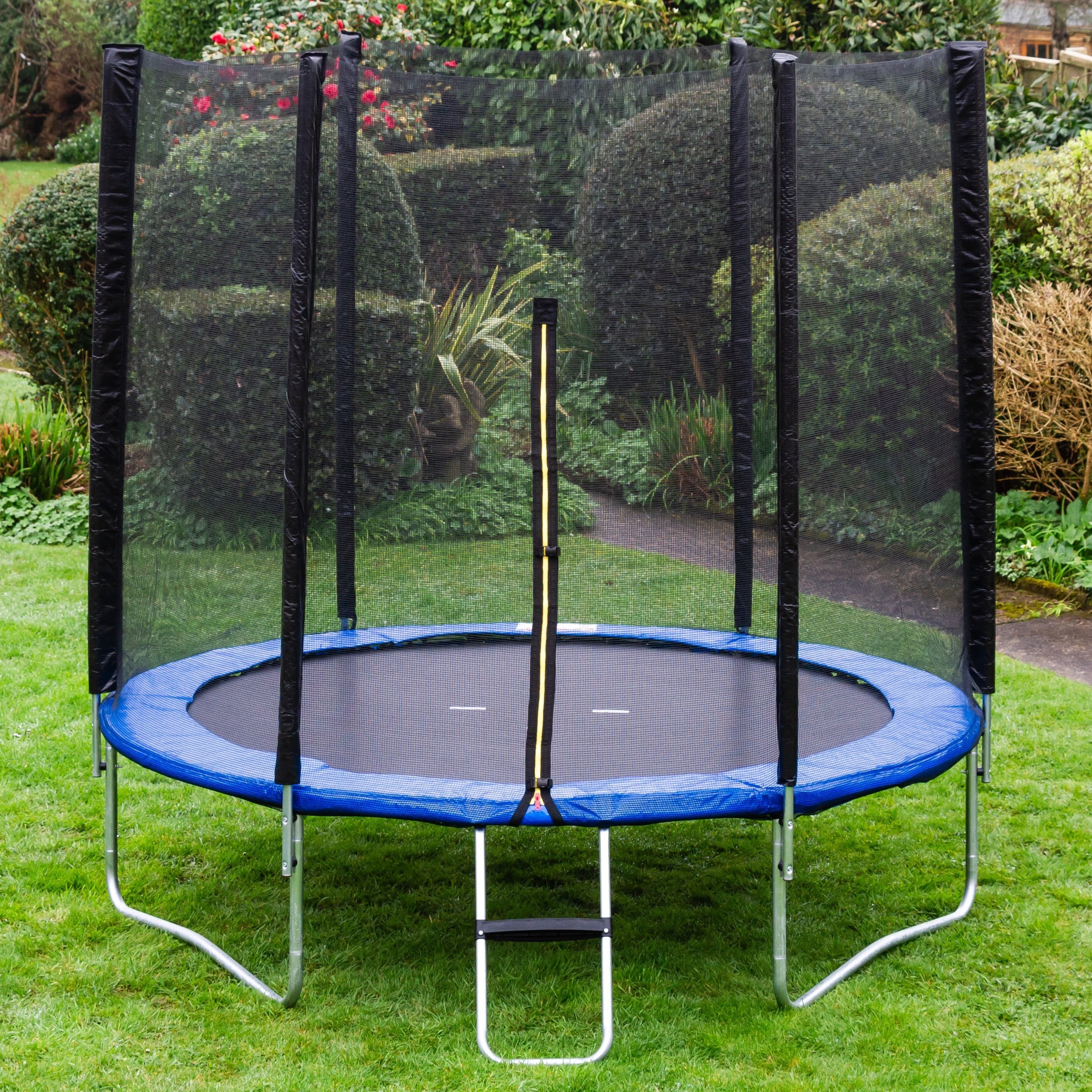 Trampoline met net - 374 cm - 12 FT - zwart - tot 150 kg Trampoline met net - 374 cm - 12 FT - zwart - tot 150 kg