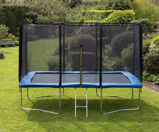 Kanga Blue 7x10ft trampoline package |Rectangular Trampolines